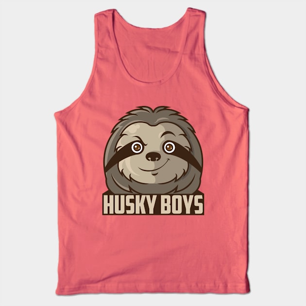 HuskyBoys Sloth Logo Tank Top by FalseKillSwitch